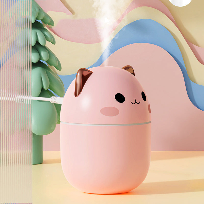 Cute Cat Air Humidifier Aromatherapy Air Purifier With Led Cool Mist Spray