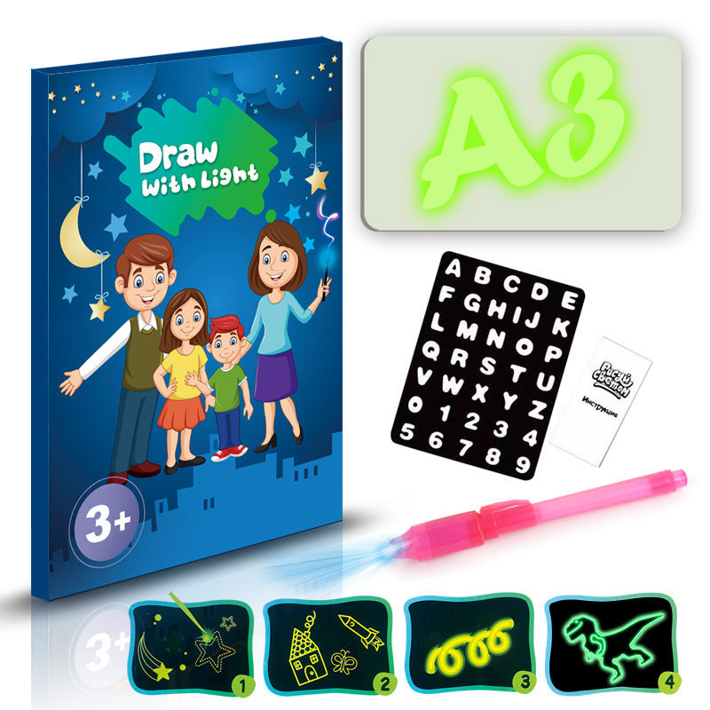 Magic Mess-Free Drawing Light Pad 3D