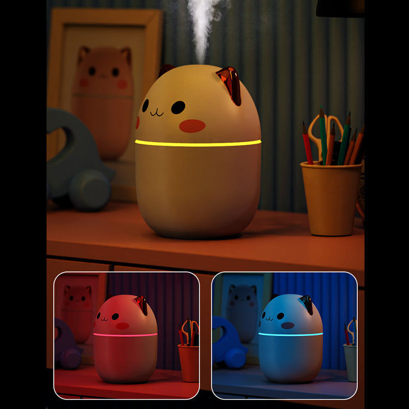 Cute Cat Air Humidifier Aromatherapy Air Purifier With Led Cool Mist Spray